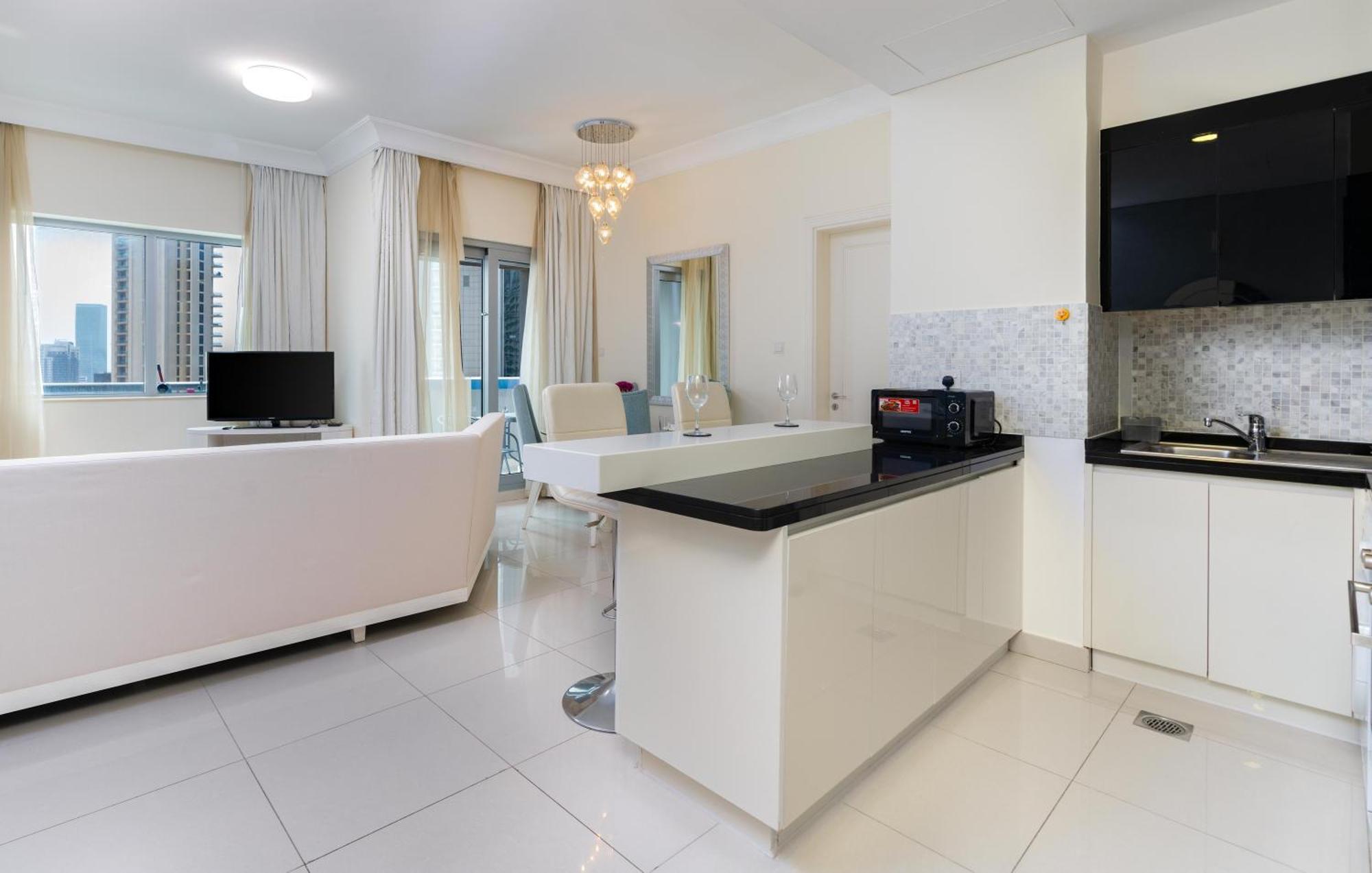 White Sage Full Burj View 1br In Mall Apartment *